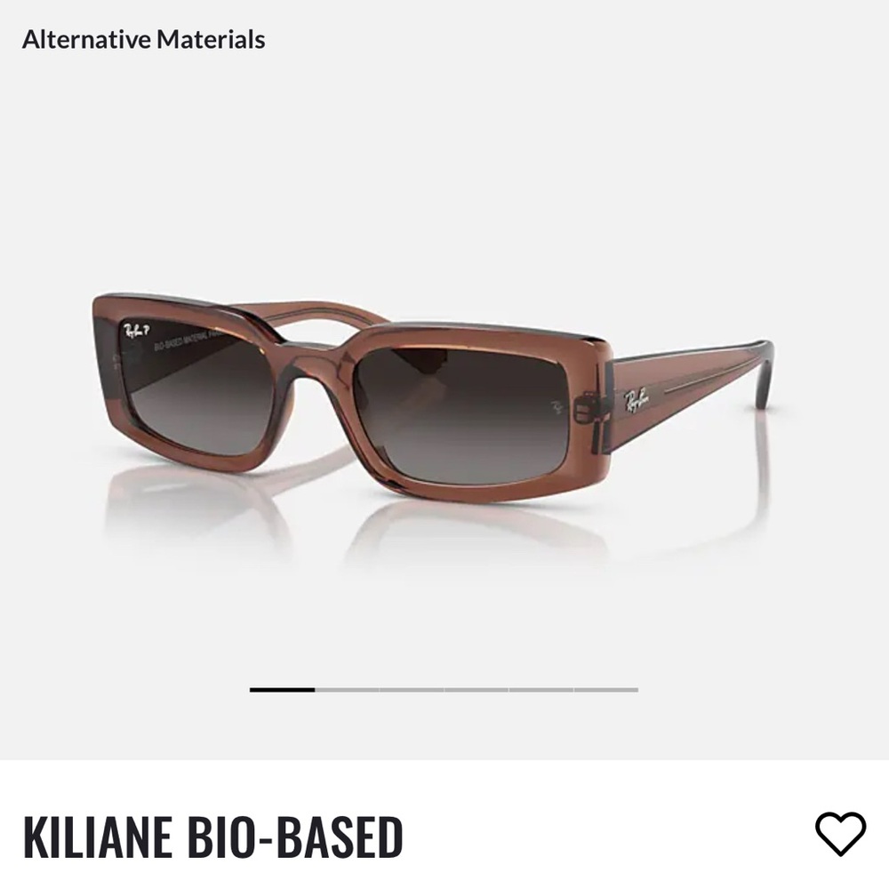 Ray-Ban Brown Rectangular Sunglasses - image 3